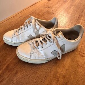 Veja White and Gray Women's Sneakers